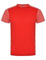 Heren Sportshirt Roly Zolder Rood-Heather-rood